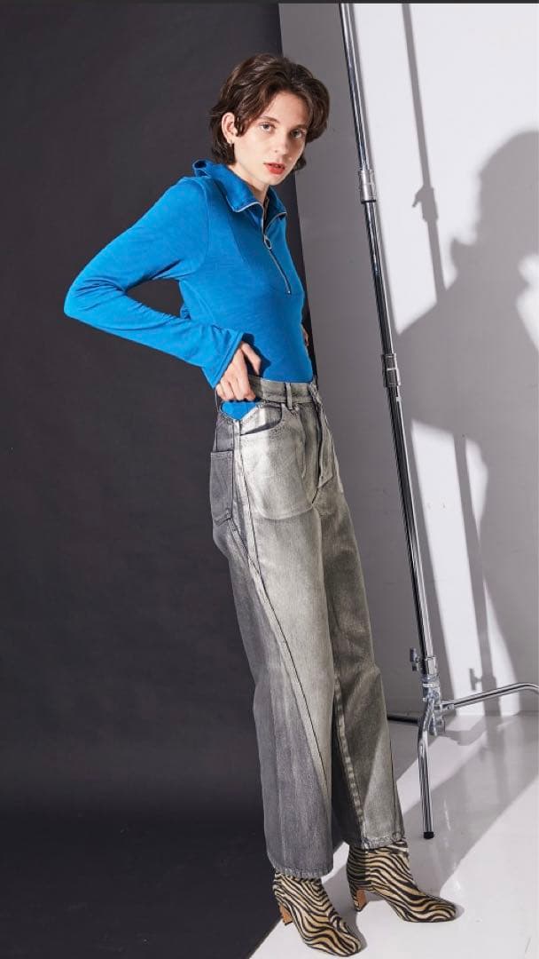 クリスマス特集2022 MAISON サイドカットメタリックデニム SPECIAL