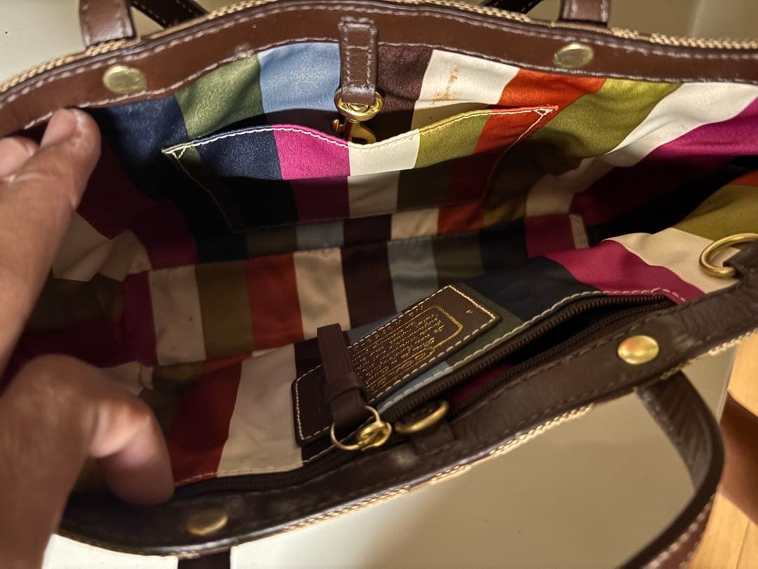 COACH モノグラムショルダーバッグ COACH モノグラムショルダーバッグ