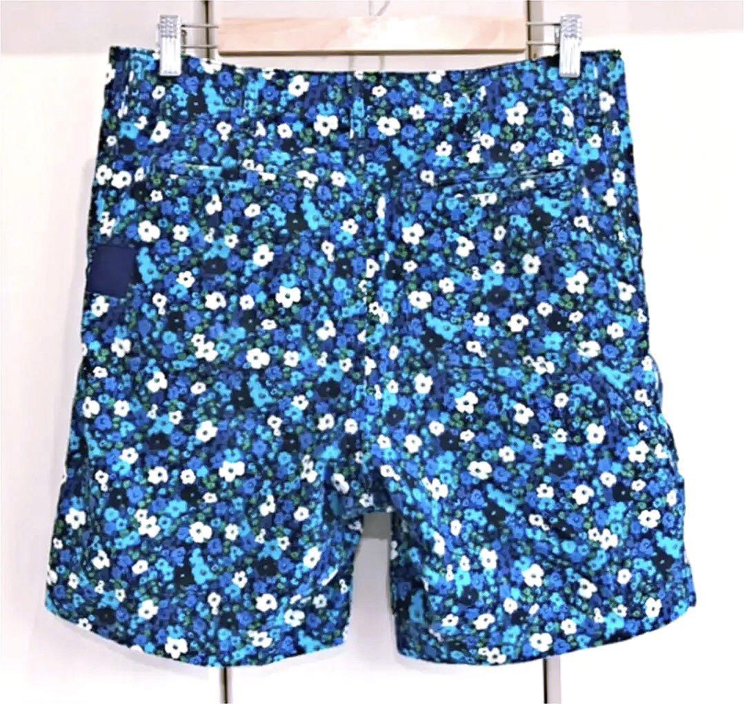 ショートパンツ SACAI Wool insert shorts Blue sacai フラワーパターン ショートパンツ ブルー 1 - メルカリ
