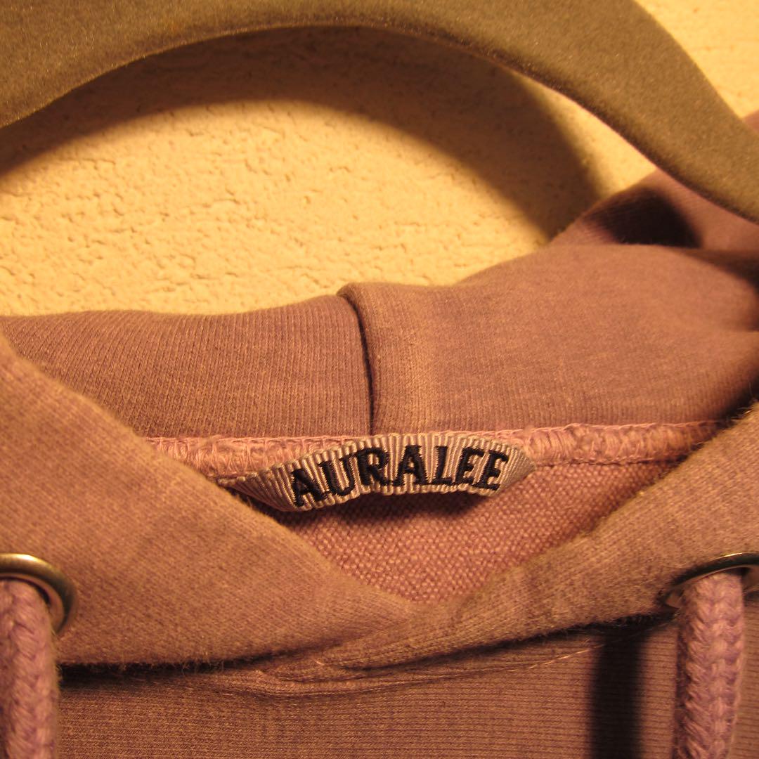 トップス AURALEE Purple Super Milled Hoodie