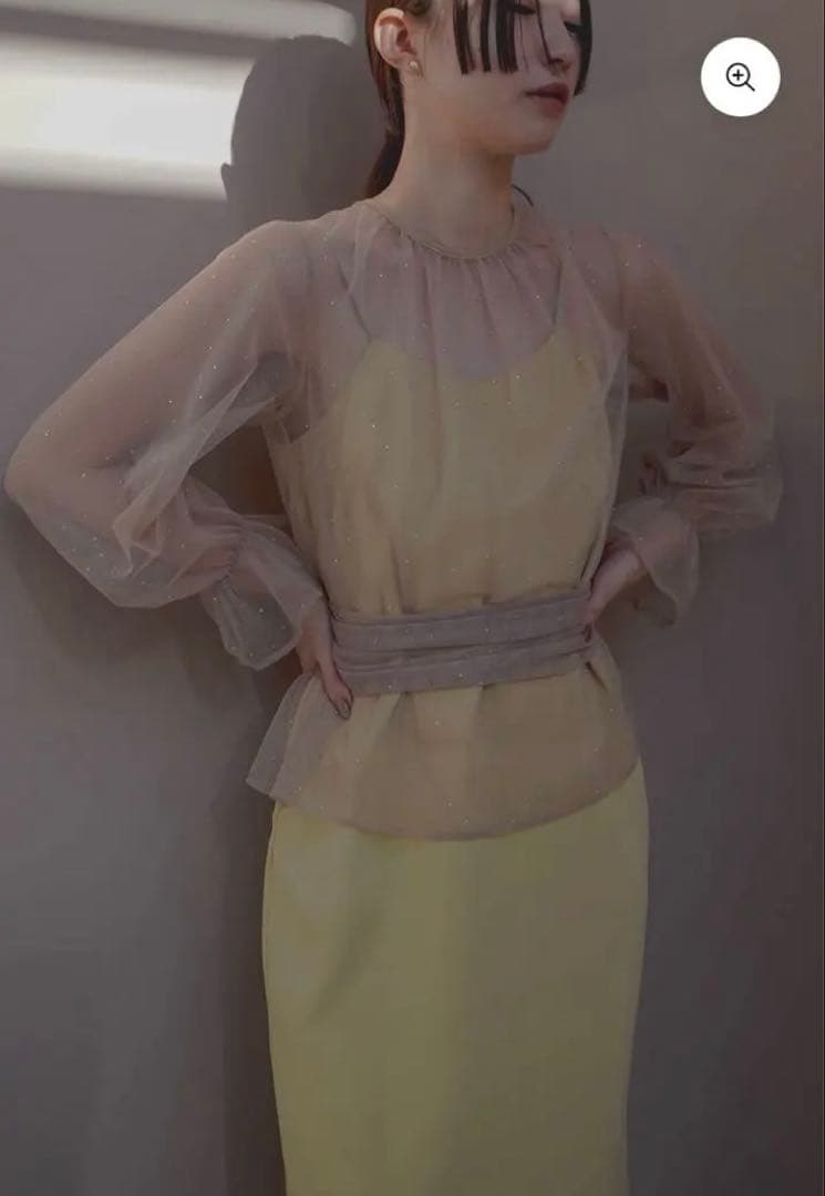 ⦅美品⦆kaeneラインストーンチュールセットパーティ/オケージョンドレス34 ⦅美品⦆kaeneラインストーンチュールセットパーティ/オケージョンドレス34