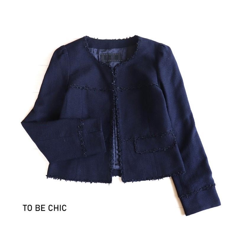 TO BE CHIC｜トゥー ビー シックのノーカラージャケット通販