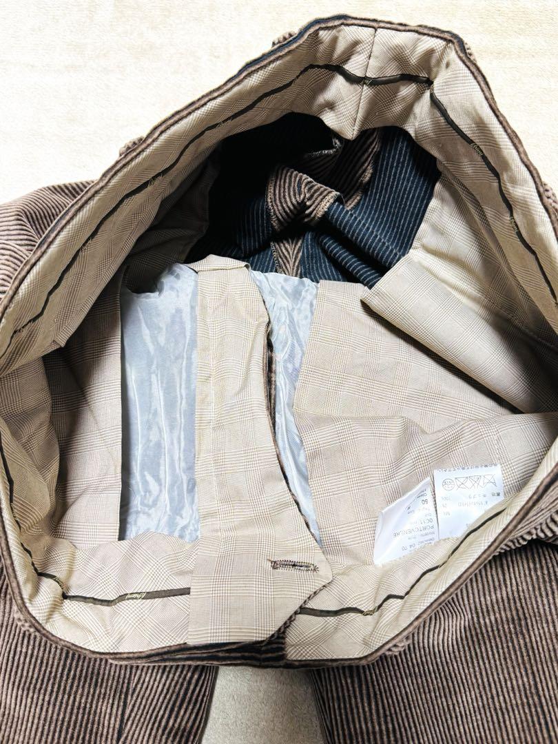 【極美品】Brioni コーデュロイ パンツ スラックス イタリア製 50R