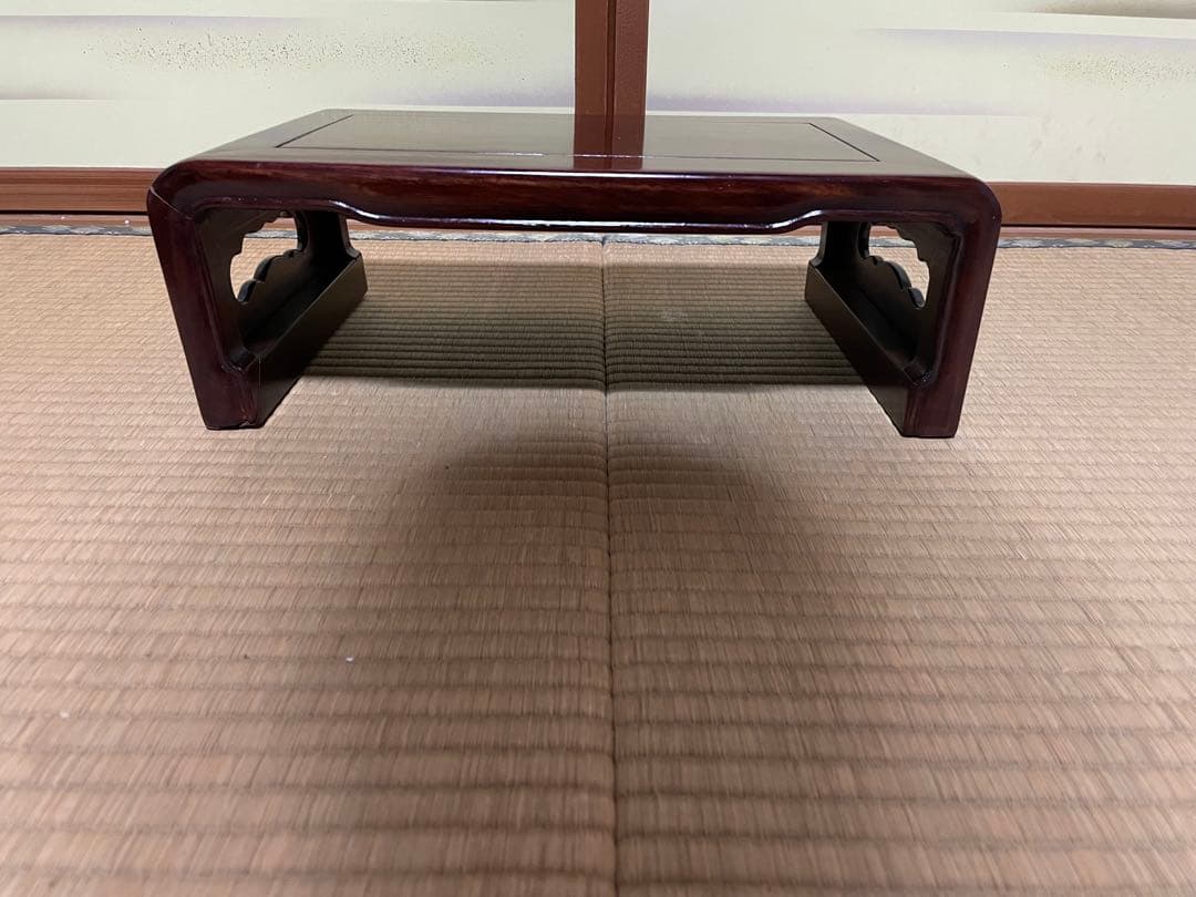 【3点セット】和室 花台 木製 飾り台 座卓 アンティーク調