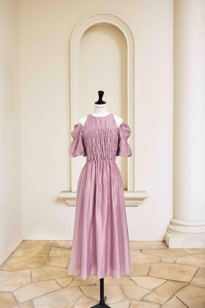 Her lip to Venus Cut-Out Ruched Dress