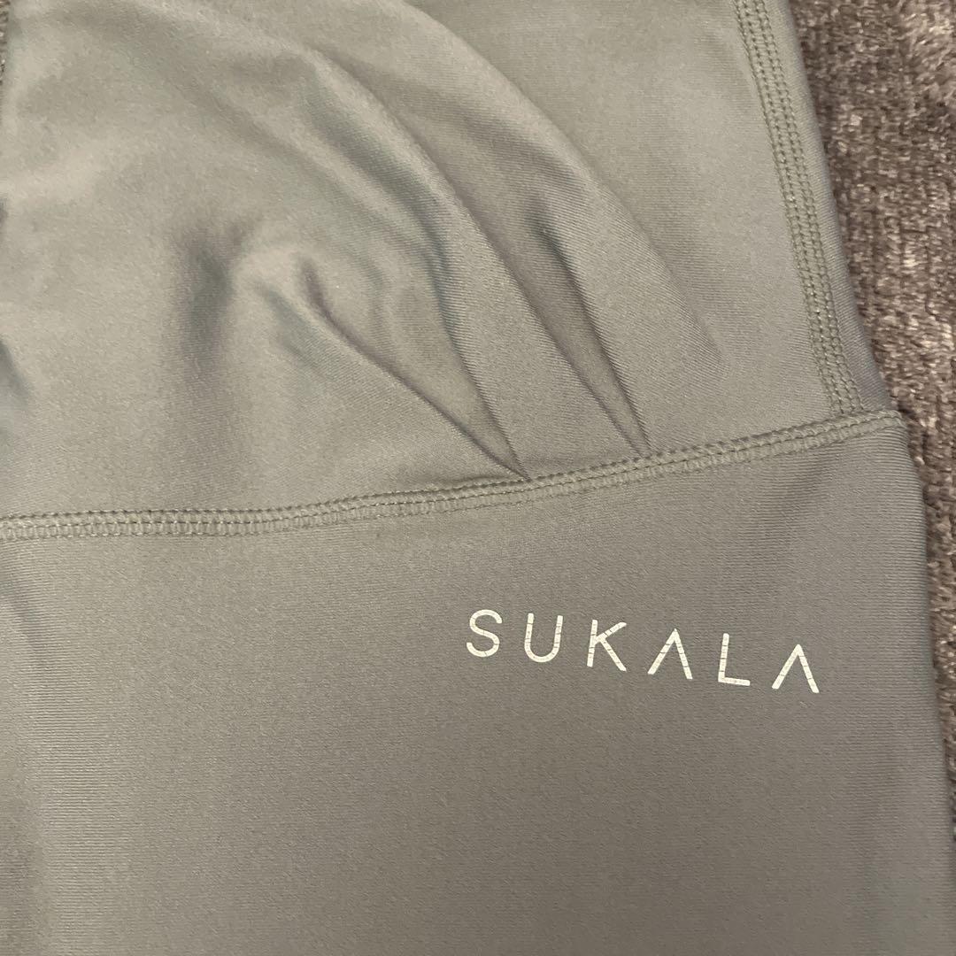 SUKALA アシンメトリーギャザーレギンス　Sサイズ
