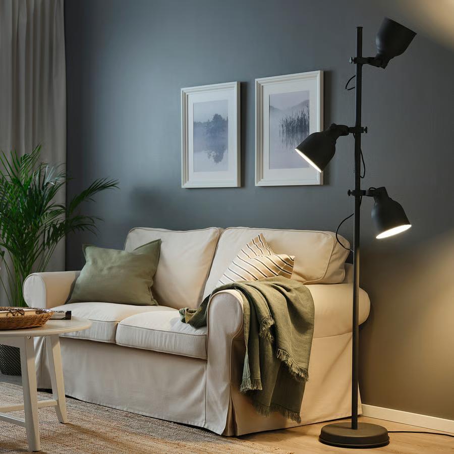 アテッサ新作モデル 福岡引取限定】IKEA イケア ヘクタール フロアランプ 3スポット フロアスタンド
