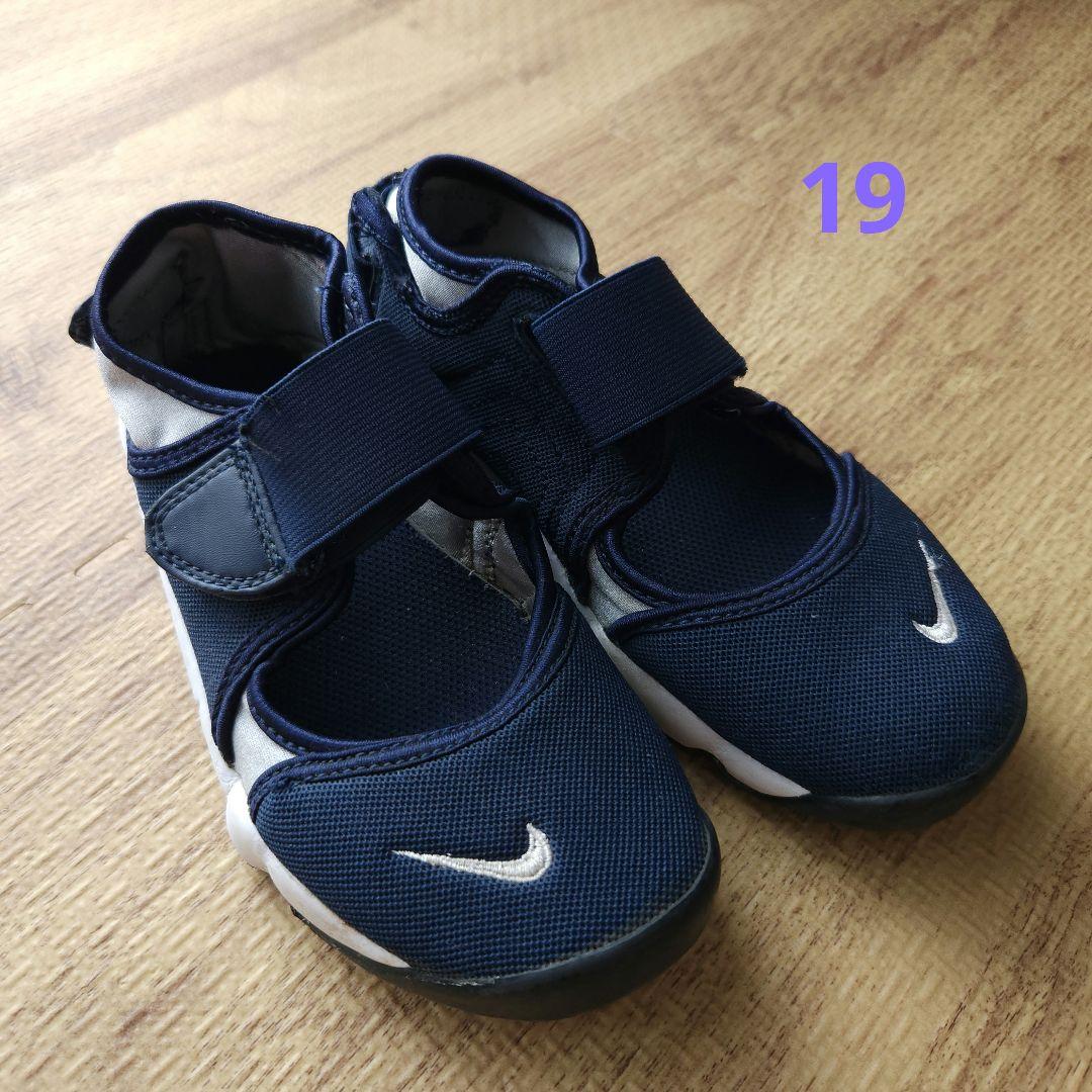 Nike エアリフト　ネイビー　キッズ　美品 美品 ナイキ エアリフト ネイビー 19cm キッズ - メルカリ