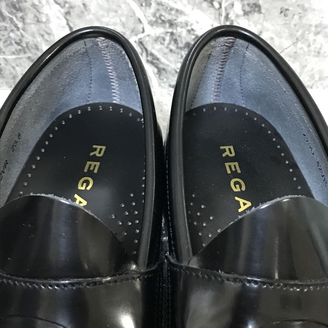 【美品】REGAL リーガル　コインローファー　42VR ガラスレザー　23.5