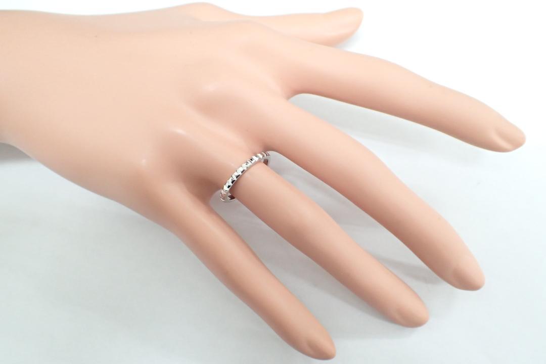 15/美品 ブシュロン Pt950 キャトル クルドパリ スモール リング 指輪