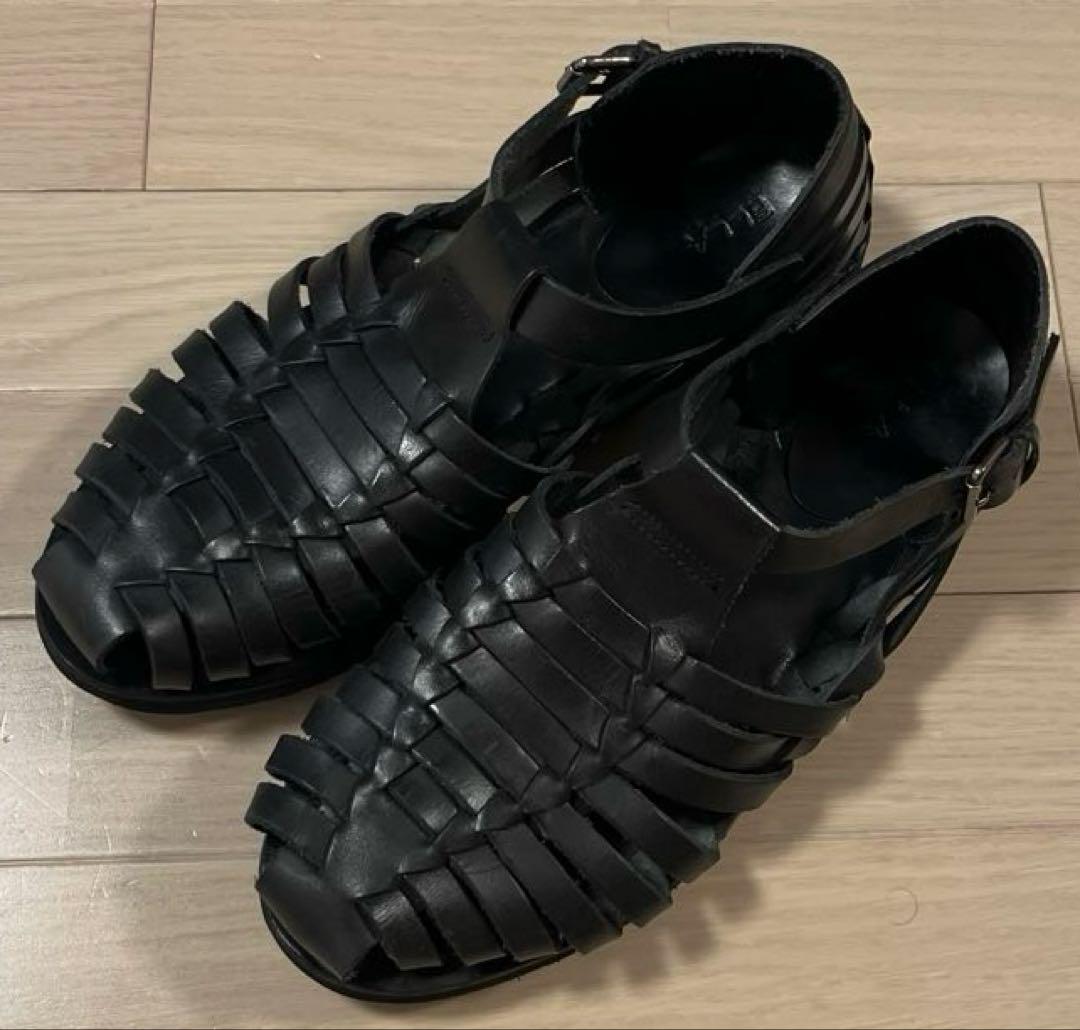 希少 最安 本革 レザー グルカサンダル レザーサンダル