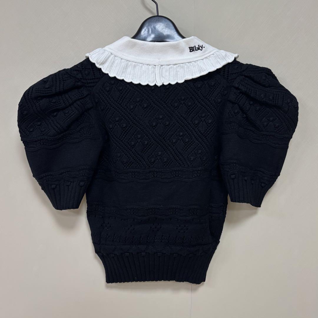 Bibiy. EMILIA COLLAR KNIT ブラック 新品未使用 - メルカリ