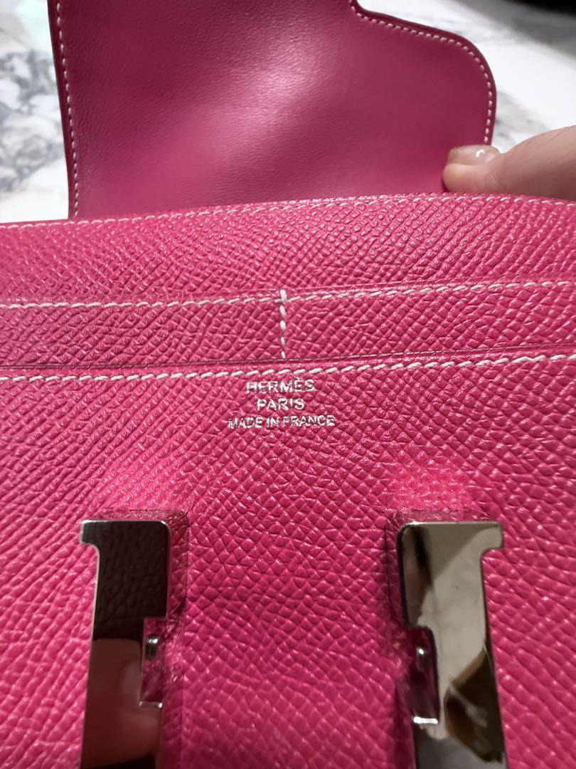 エルメスコンスタンス財布ピンク中古送料込HERME
