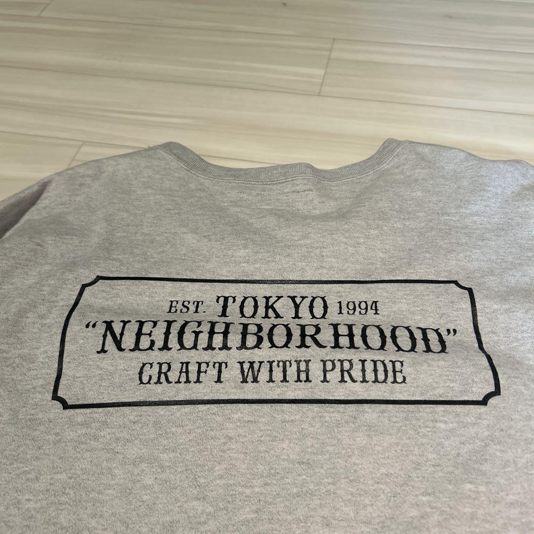 NEIGHBORHOOD グレー クルーネック トレーナー