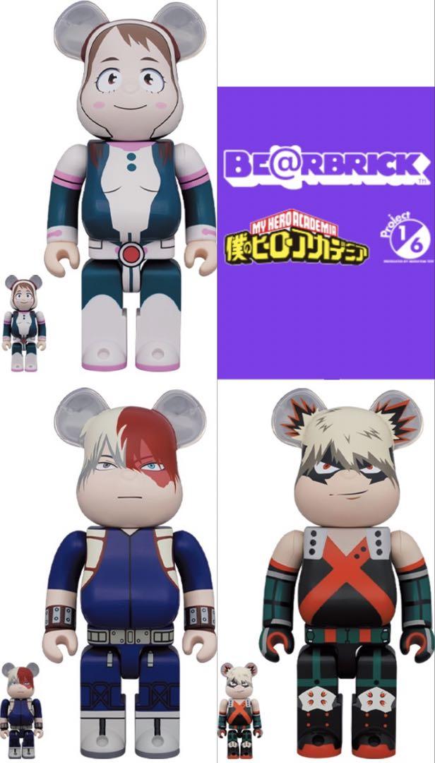 BE@RBRICK 僕のヒーローアカデミア　爆豪勝己　麗日お茶子　轟焦凍