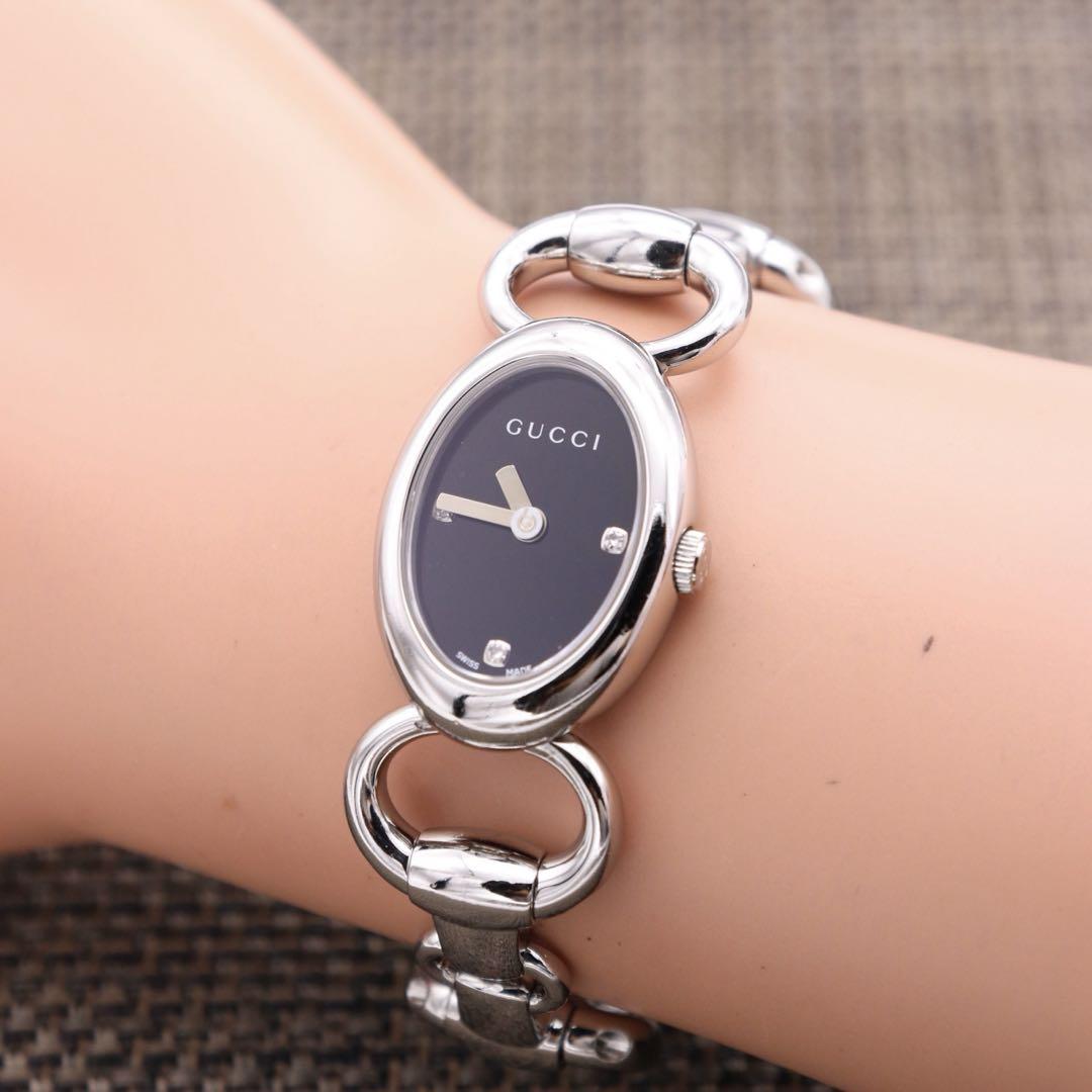 正規品【新品電池】GUCCI 118/ダイヤ3P トルナヴォーニ 動作品 美品