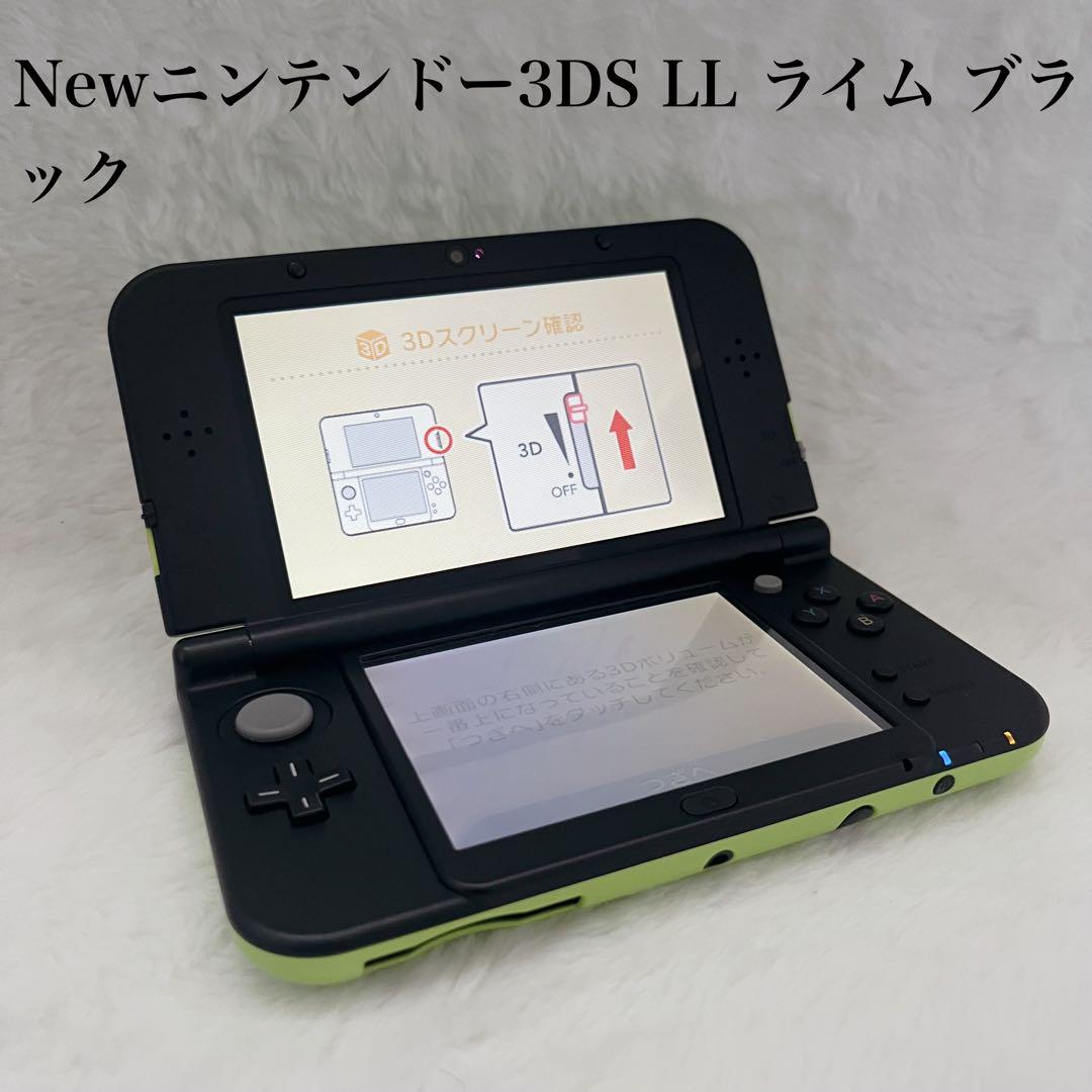極美品】New Nintendo 3DS LL ライム／ブラック - メルカリ