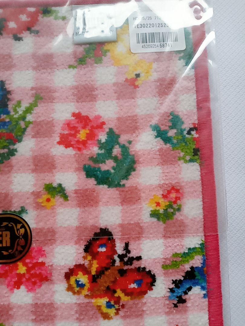 FEILER　フェイラー　ハンカチ　ハイジチェック　ペールピンク　新品　未使用 FEILER フェイラー ハンカチ ハイジチェック ペールピンク 新品