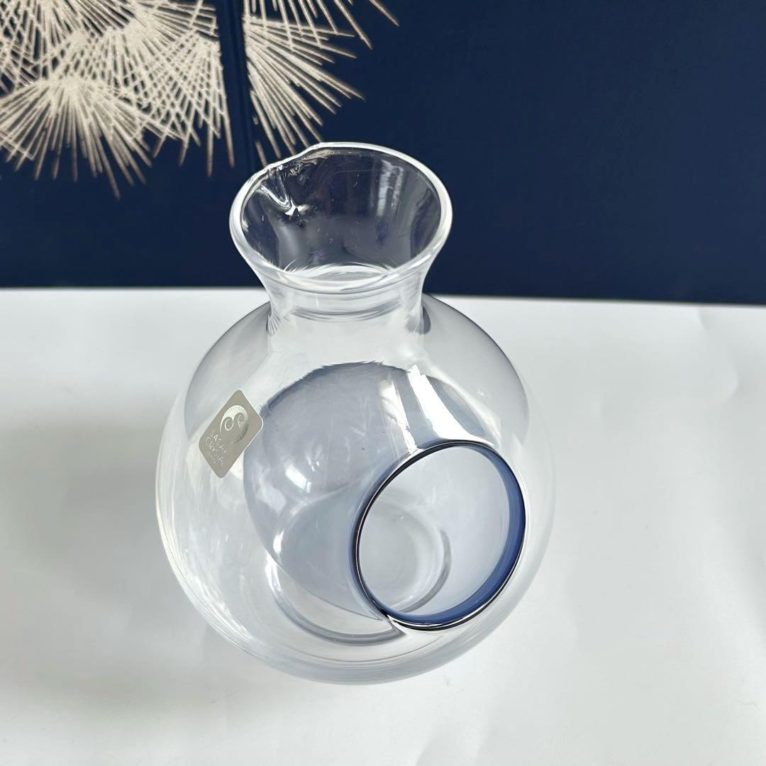 赤い彫刻入り　クリスタル　デキャンタとグラスセット(手造り) 未使用 佐々木クリスタル SASAKI CRYSTAL デキャンタとグラス