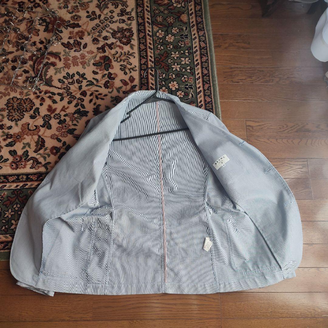 BEAMS JAPAN ビームスプラス シアサッカー テーラードジャケット M