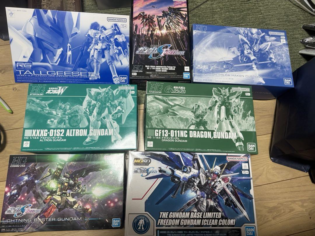 ガンプラまとめ売り＆アクションベース3点SET バラ不可