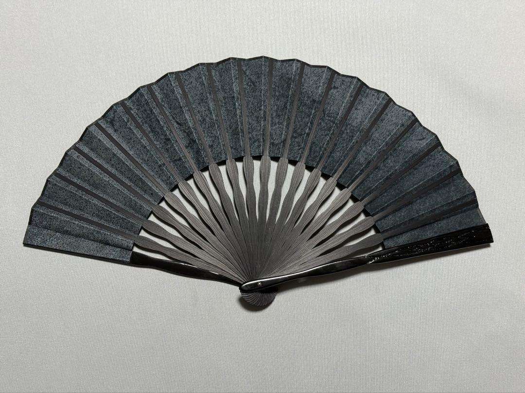 扇子　22cm 白竹堂　革扇子　レザー扇子　牛革　京扇子　着物　和洋折衷　③ 本革】ヴィンテージレザー 扇子セット（全4種類） – 白竹堂