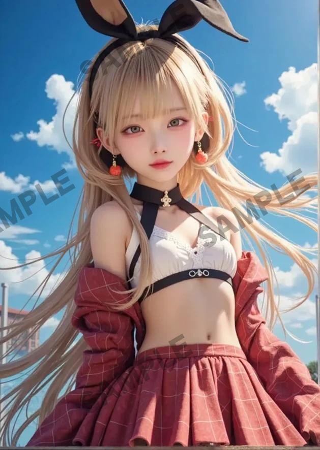 AI美女 お得A4サイズ2枚セット 高画質 ポスター A4-088 - メルカリ