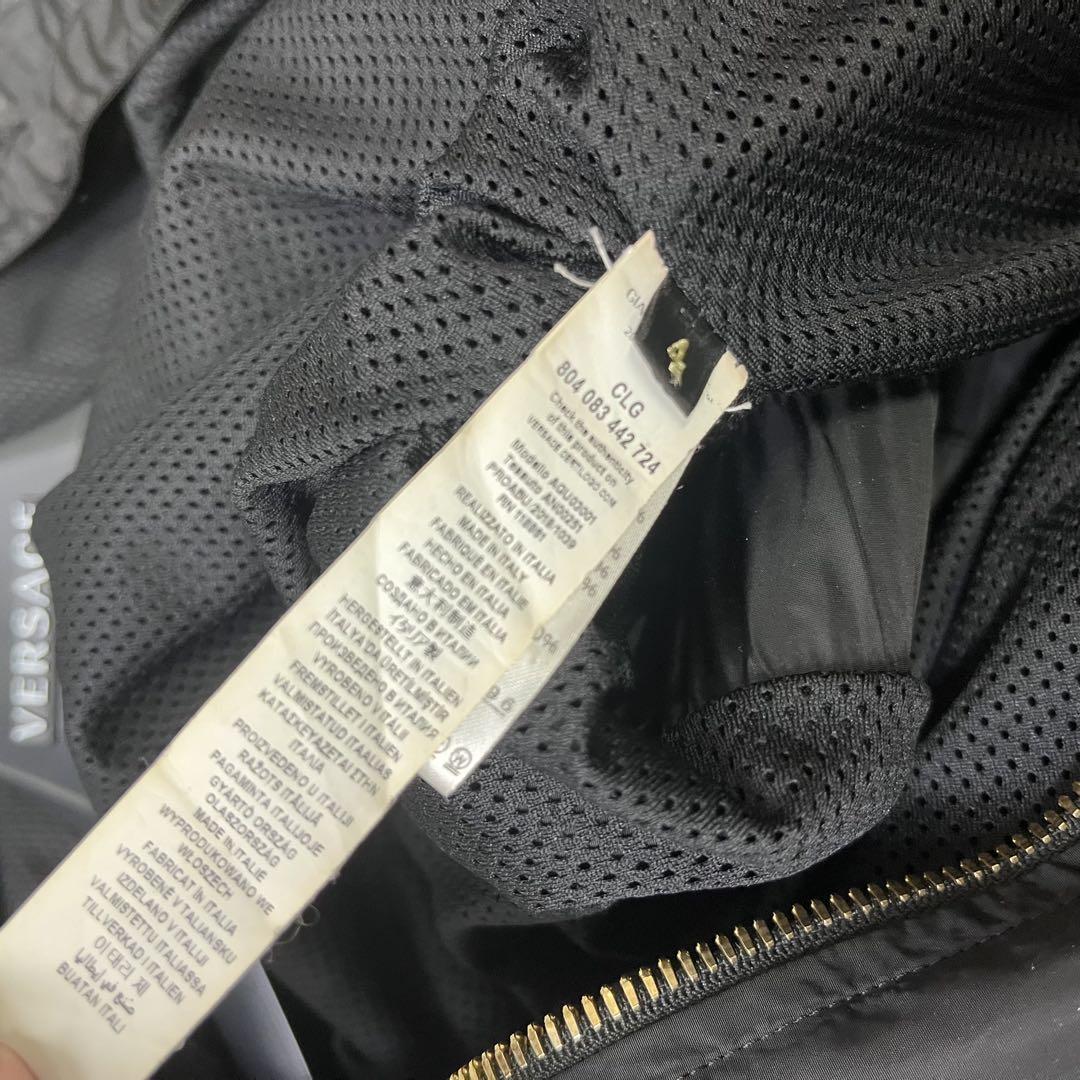 VERSACE ヴェルサーチ ナイロン パーカー ジャケット ブルゾン 48
