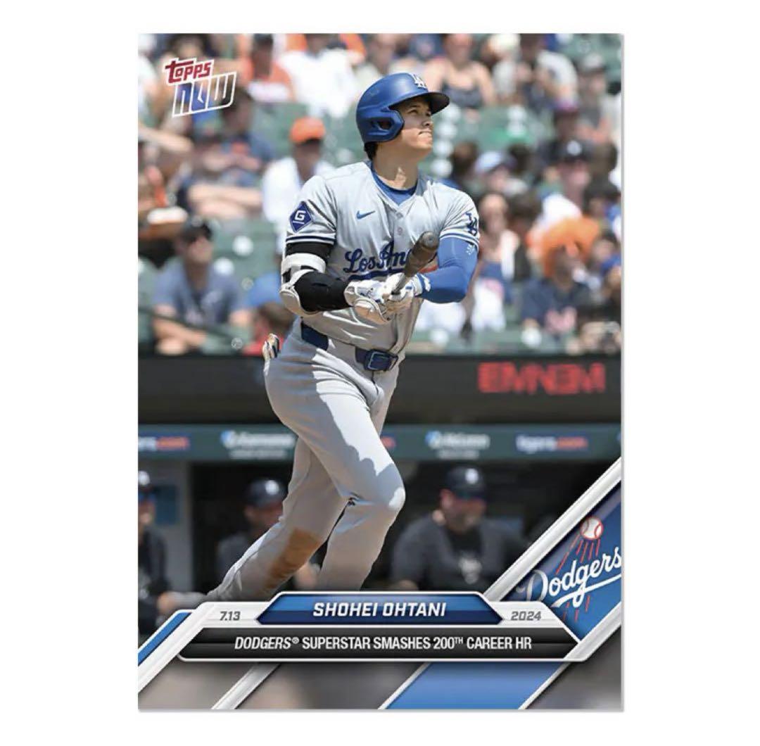 大谷翔平 MLB Topps now メジャー通算200号 - メルカリ