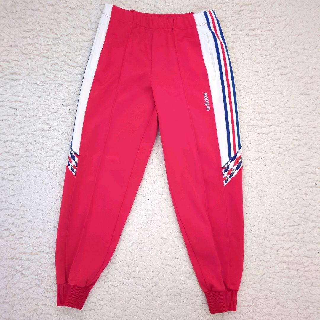 良品 アディダス 90S トリコロールカラー フランス トラックパンツ XL