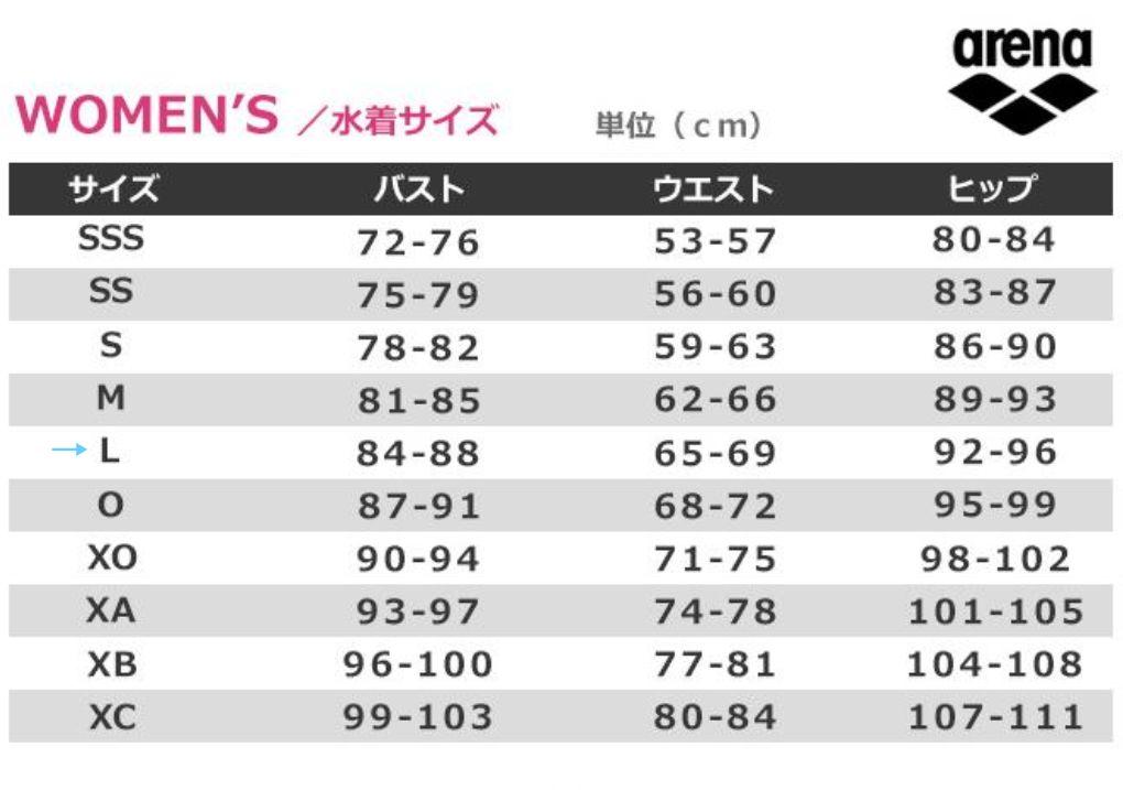 アリーナ 競泳水着 レーシングワンピーススパッツ Ｌサイズ 未使用
