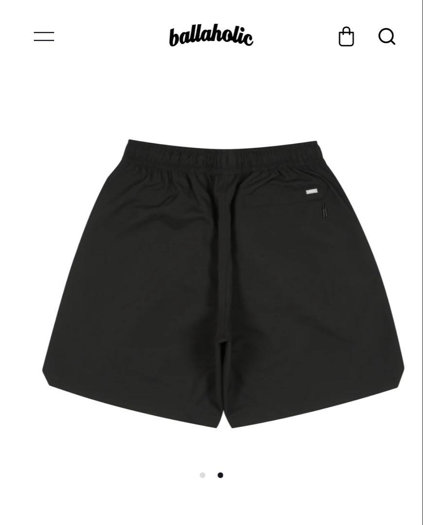 Logo Anywhere Zip Shorts (black) - メルカリ