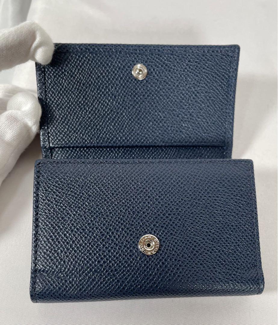 未使用 BVLGARI ブルガリ キーケース 6連 レザー ネイビー 画像6