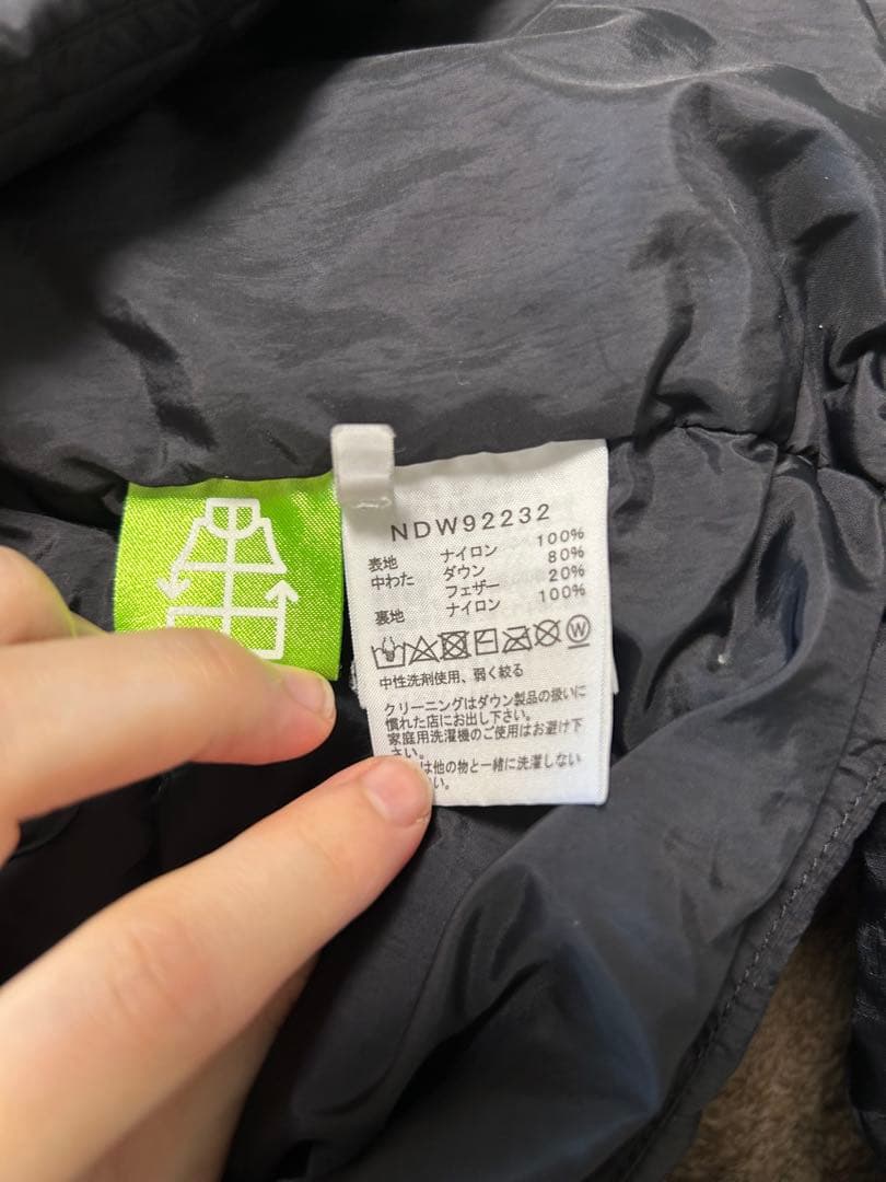 THE NORTH FACE ヌプシ ダウンジャケット ブラック キッズ M