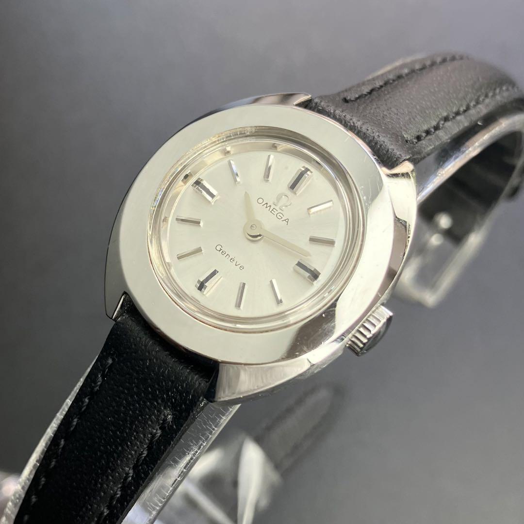 良品 正規品】 オメガ ジュネーヴ 腕時計 希少ケース 70年代 良品 正規品】 オメガ ジュネーヴ 腕時計 希少ケース 70年代