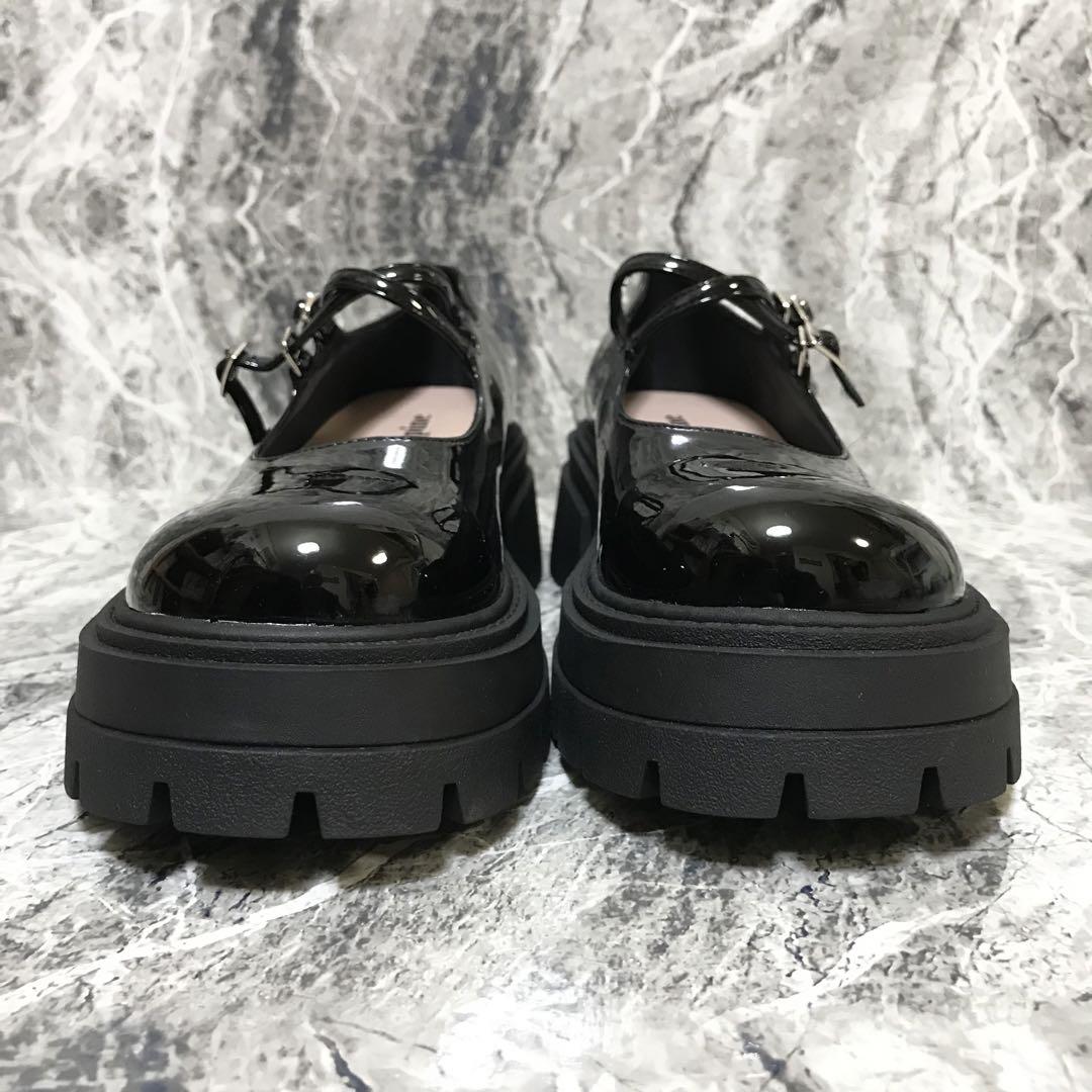 充実の品 ダブルストラップ epine ✨未使用級✨ ゴア エナメル パンプス 靴