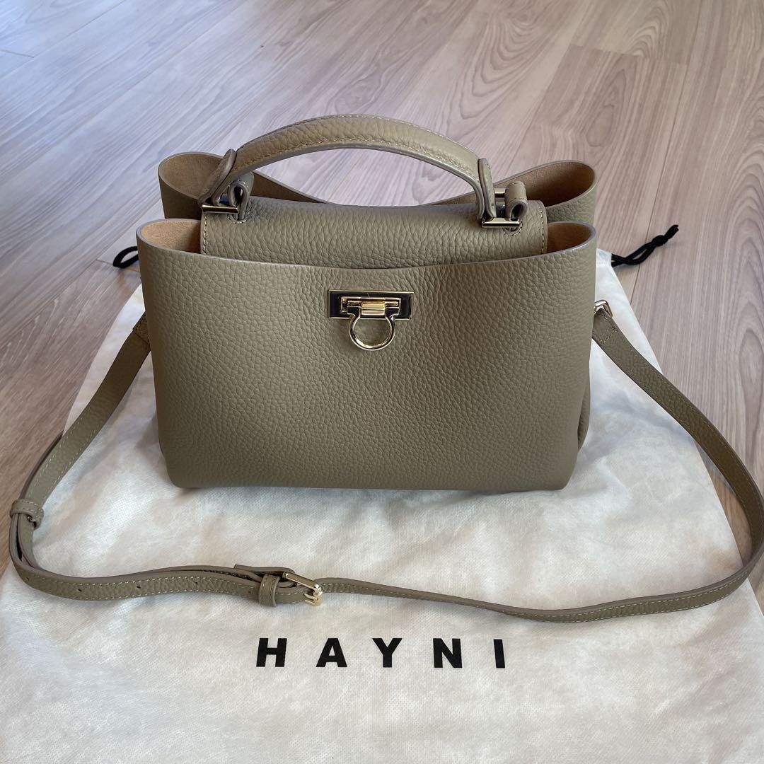 HAYNI ヘイニ マロエ ハンドバッグ ショルダーバッグ グレージュ