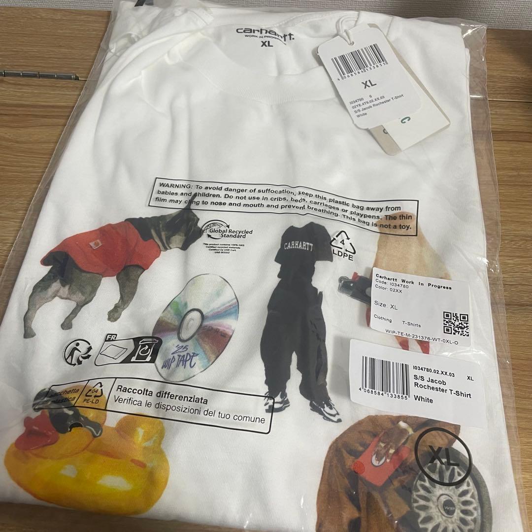 カーハート　ジェイコブロチェスター　Tシャツ　白　ホワイト