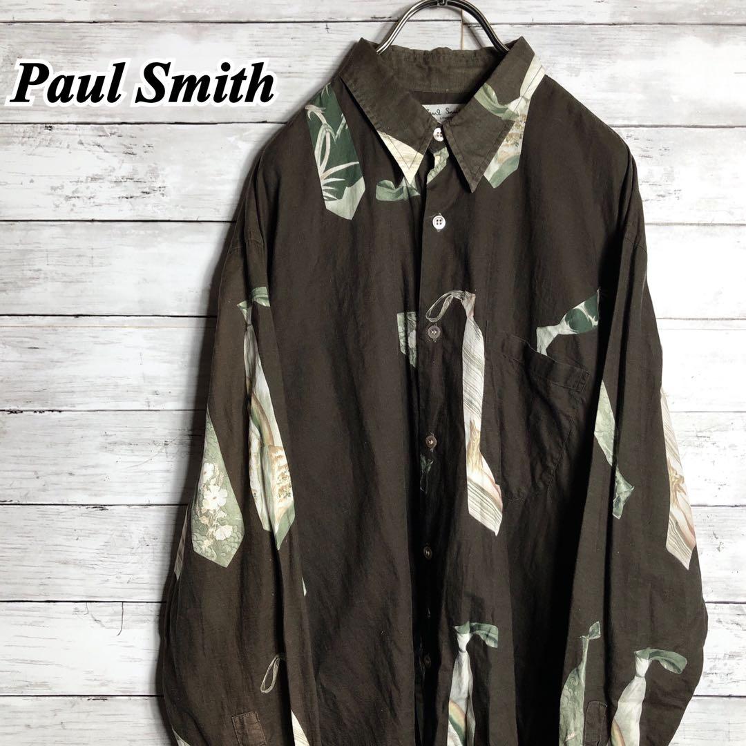 残りわずか 【希少】ポールスミスロンドン シルク3%毛97【ポールスミス