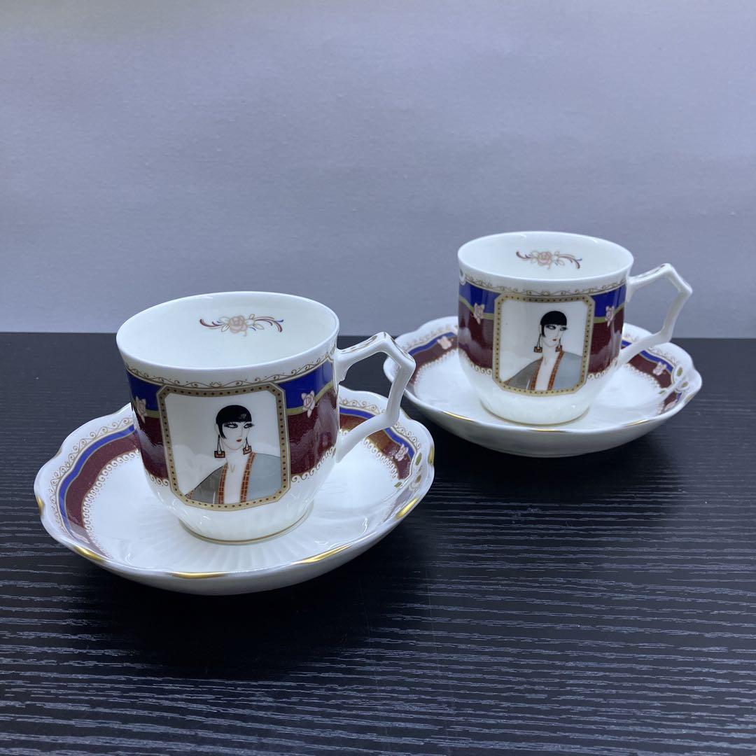 平成レトロ 1990年 資生堂 花椿クラブ カップ＆ソーサー コーヒーカップ