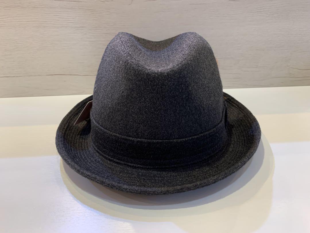 カタログギフトも！ Borsalino 未使用タグ付 ボルサリーノ ハット カシミヤ 中折れ 帽子