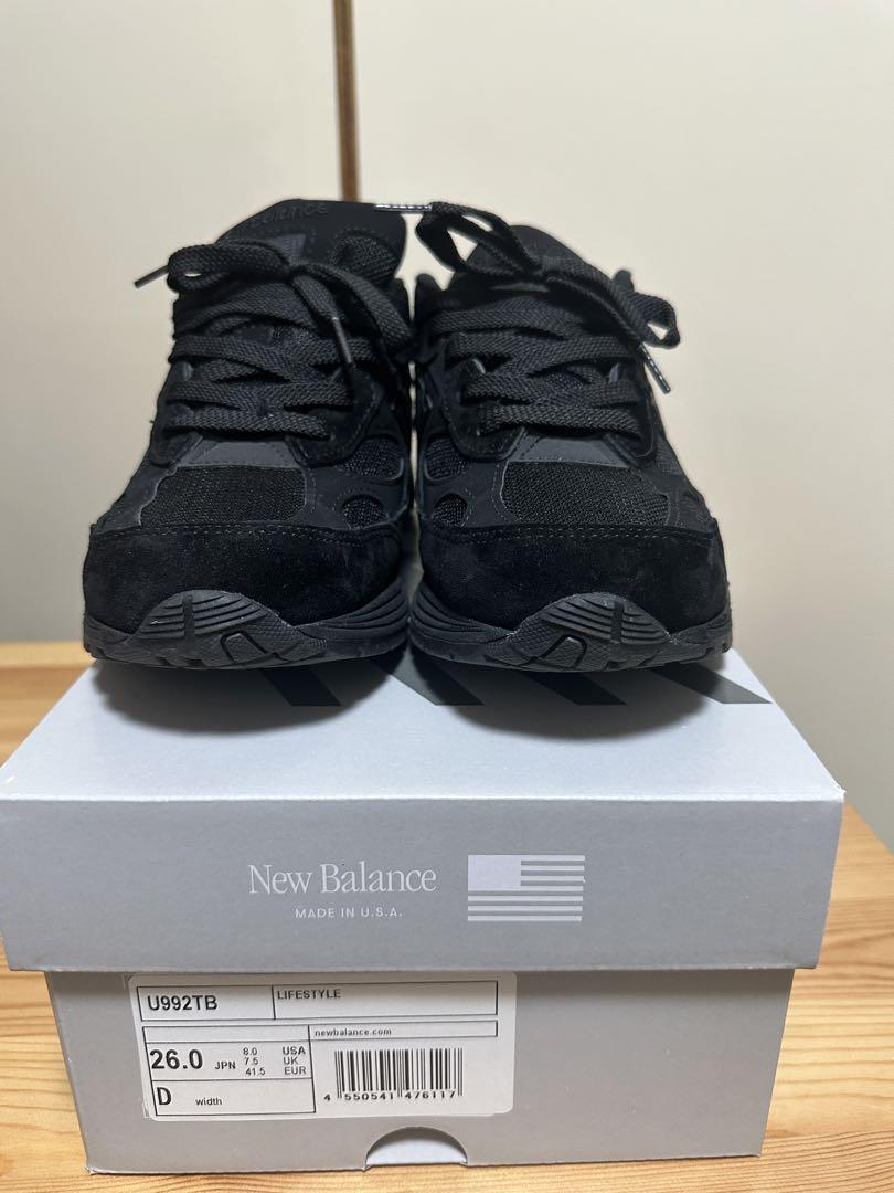 靴 new balance 992 26cm