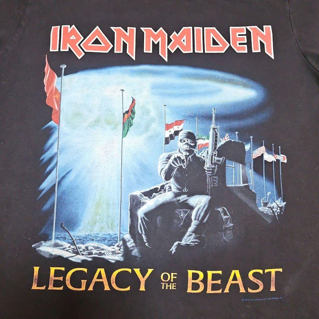 IRON MAIDEN Tシャツアイアンメイデン 両面プリント コピーライト