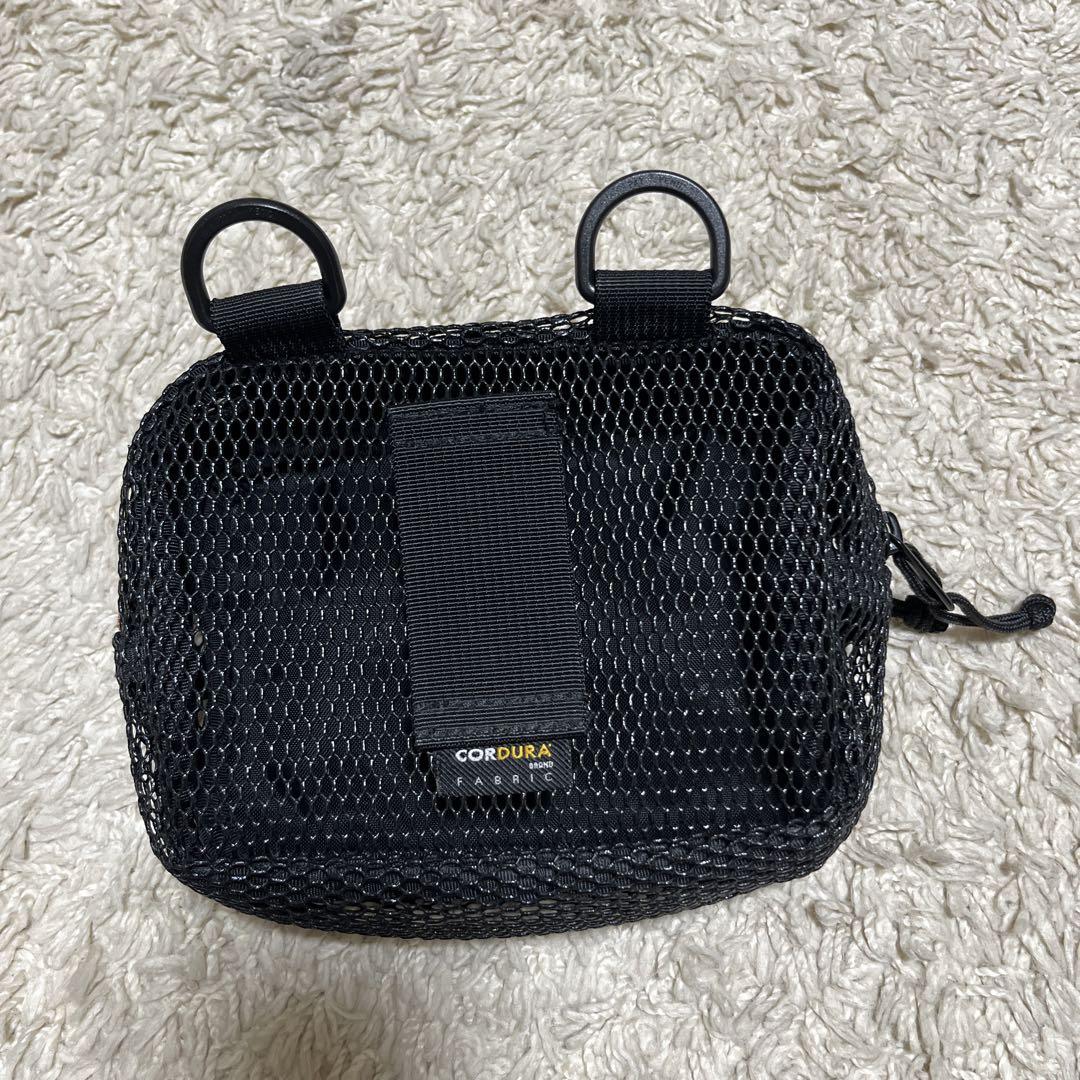 Supreme メッシュボディバッグ ブラック