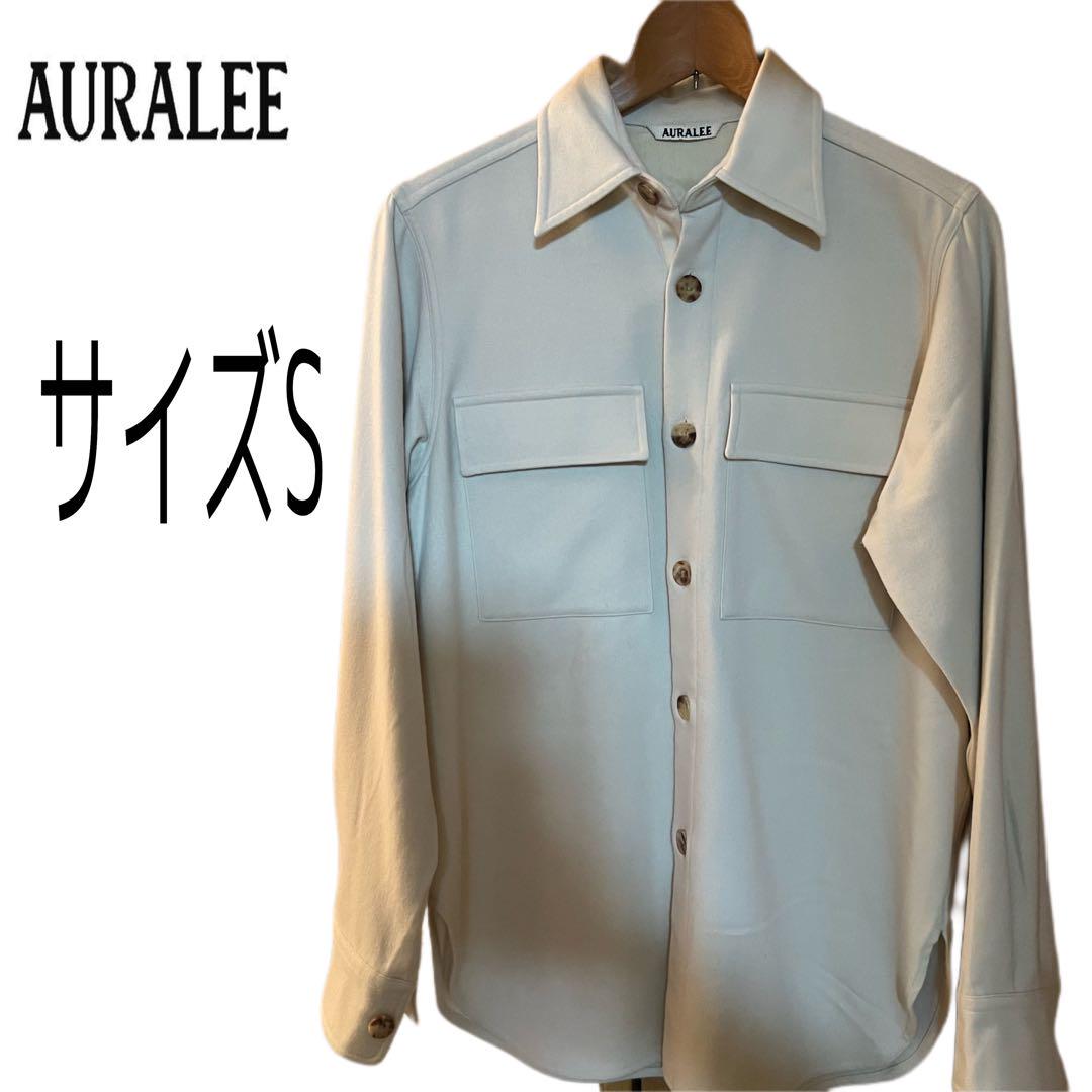 美品】auralee オーラリー スーパーソフトウールフランネルシャツ