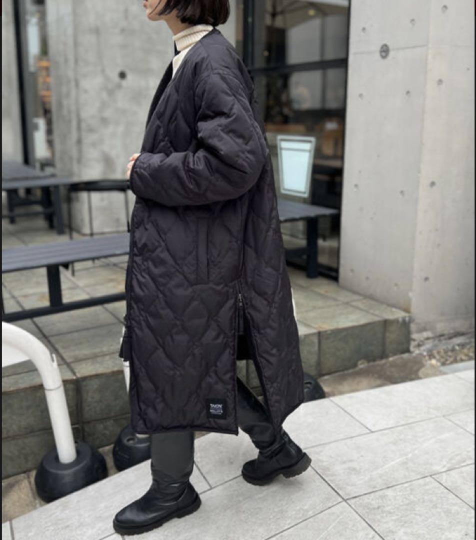 【美品】TAION×Gramicci 黒 リバーシブルロングコート B:MING by BEAMS（ビーミング by ビームス）【別注】TAION