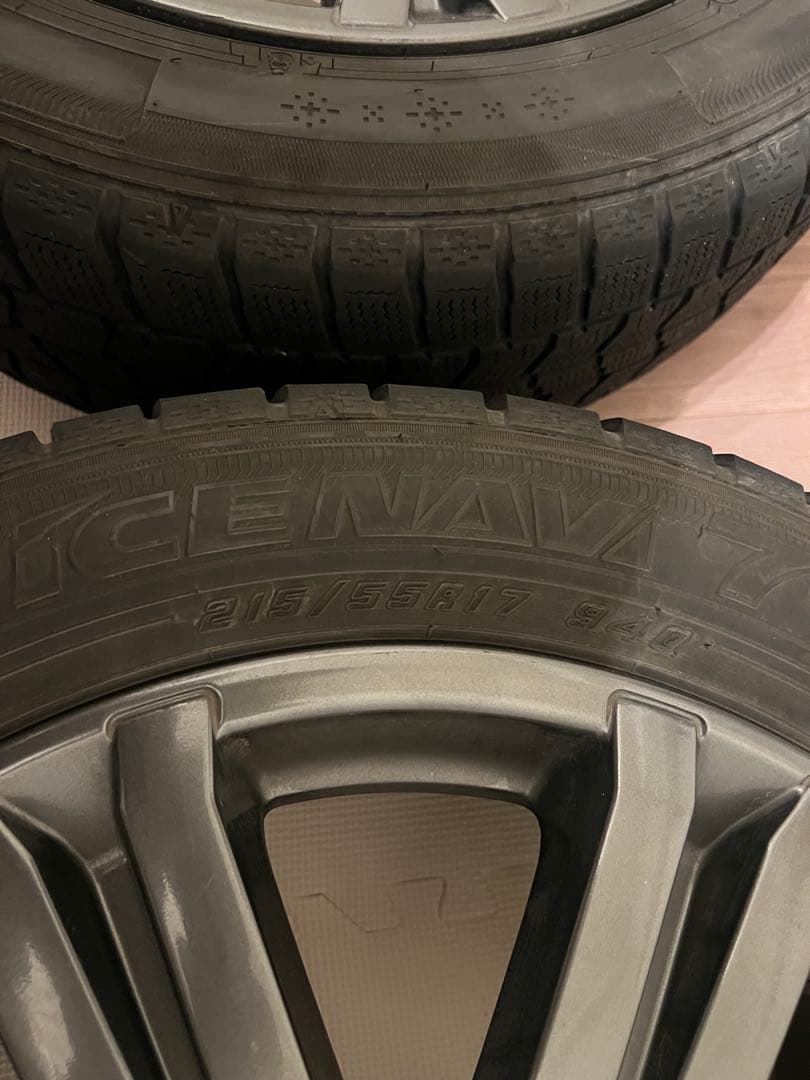 【希少】【美品】RAYS デリカ純正OP 17インチ スタッドレス 【希少】【美品】RAYS デリカ純正OP 17インチ スタッドレス