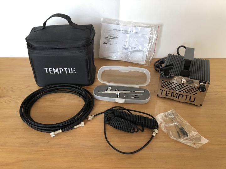TEMPTU 2.0 コンプレッサーセット・エアブラシシステムセット　新品未使用 TEMPTU コンプレッサー エアブラシセット メイク