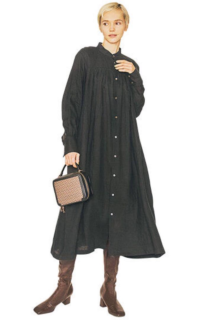 YLEVE イレーヴ COTTON RAYON BROAD LONG SHIRT
