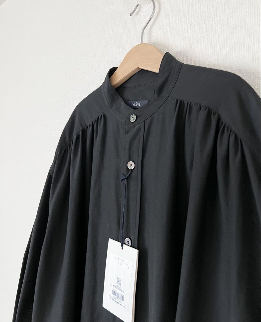 YLEVE イレーヴ COTTON RAYON BROAD LONG SHIRT